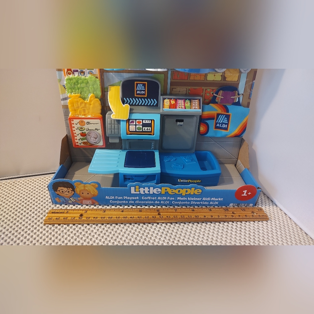 Fisher Price Little People Aldi Fun Playset NWT Shopping Set - Picture 2 of 4